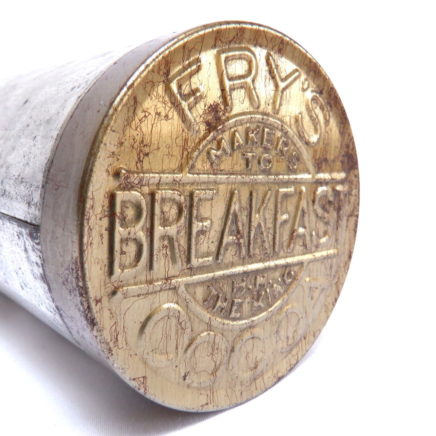 Antique Tin Container by J. S. Fry & Sons of London: 'BREAKFAST COCOA', Made in Canada!