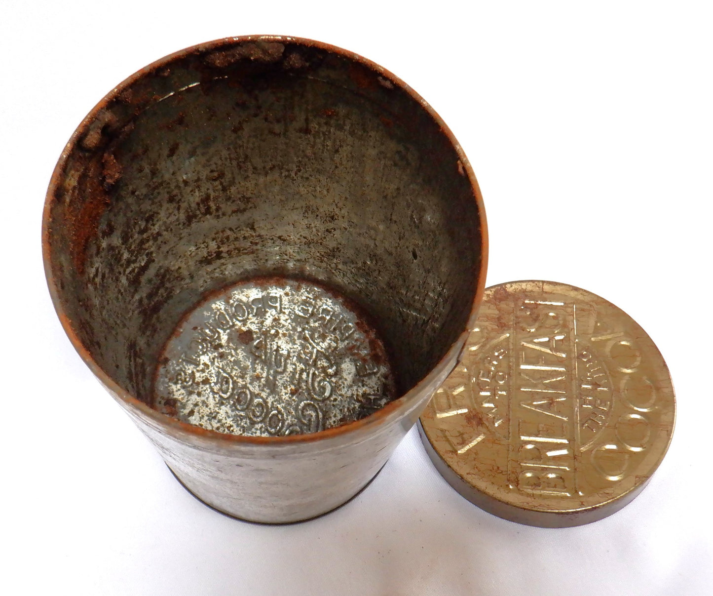 Antique Tin Container by J. S. Fry & Sons of London: 'BREAKFAST COCOA', Made in Canada!