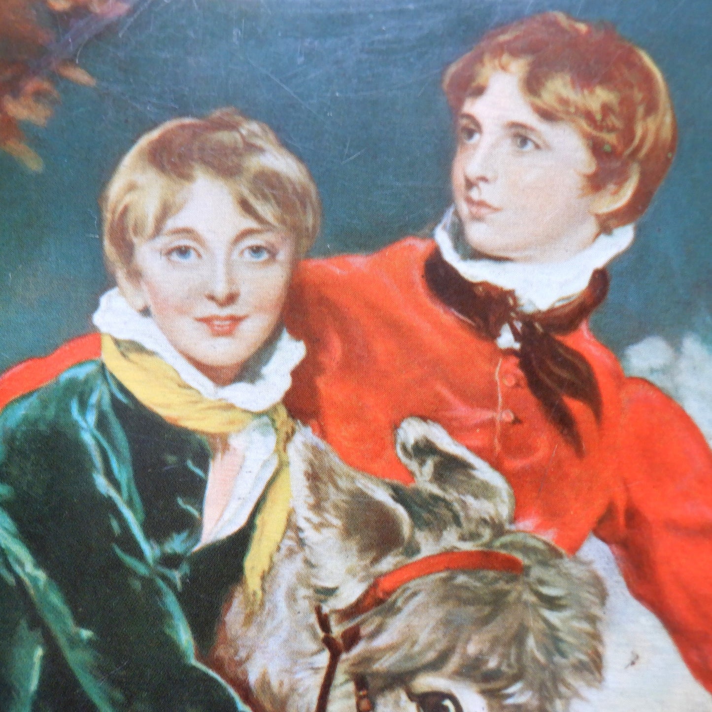 PEAK FREAN BISCUIT COMPANY ANTIQUE TIN: 'THE SONS OF W.H. PATTISSON' by Sir Thomas Lawrence
