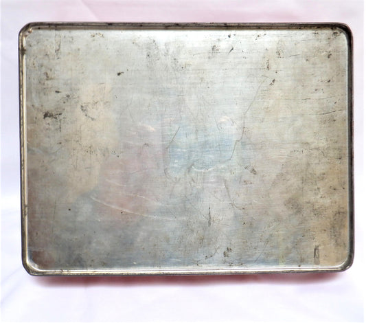 Antique Tin Container by HARRY VINCENT LTD, of Blue Bird Toffee Fame: 'THE VASE OF CARNATIONS'