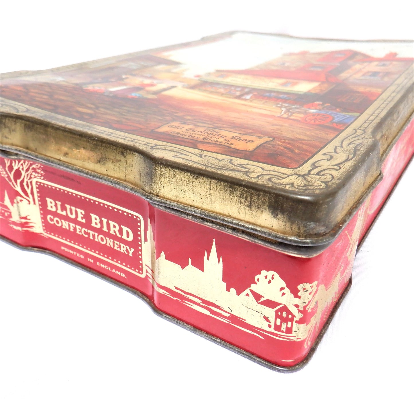 Antique Tin from HARRY VINCENT LIMITED, BLUE BIRD TOFFEE of Hunnington: THE OLD CURIOSITY SHOP #1
