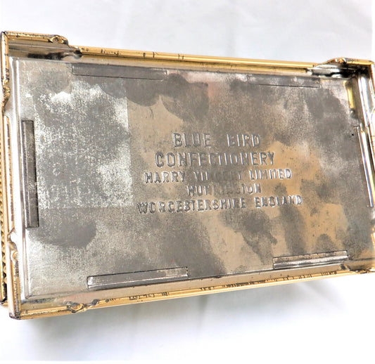 Vintage Tin by BLUE BIRD TOFFEE Confectionery: 'KING'S COIN-SLOT MONEY-CHEST'