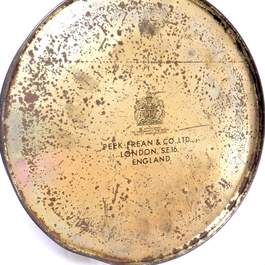 Vintage Tin by Peek Frean & Co. Ltd. England: 'THE PLUMED PEACOCK'