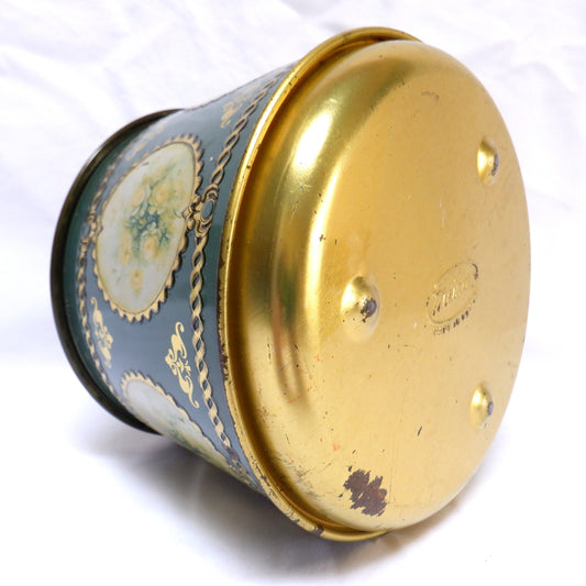 MEISTER BISCUIT VINTAGE TIN - Yellow Roses