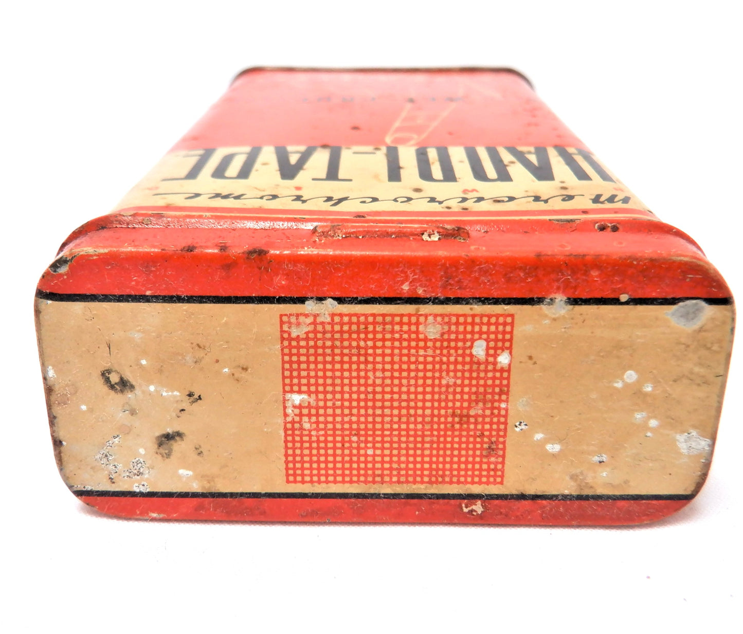 Vintage Medical Tin Container from BAUER & BLACK LIMITED, 'Mercurochrome Handi-Tape' TORONTO, CANADA
