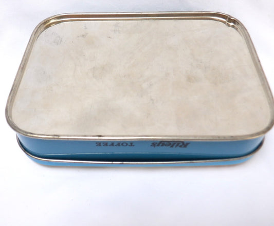 RILEY'S TOFFEE VINTAGE 1960's SOUVENIR TIN: 'Canadian Niagara Falls, Seagram Tower'