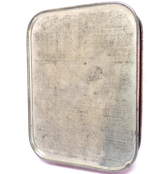 BLUE BIRD TOFFEE ANTIQUE TIN: "Green Vase & Flowers" #1