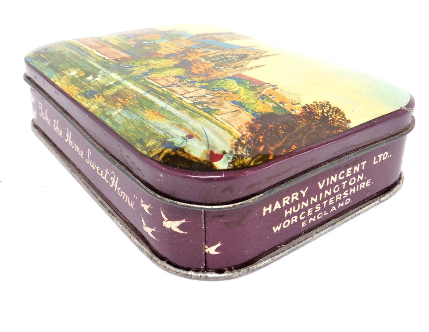 Antique Tin by BLUE BIRD TOFFEE: "Worcester Cathedral"