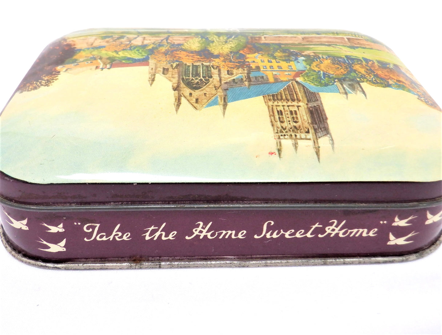 Antique Tin by BLUE BIRD TOFFEE: "Worcester Cathedral"