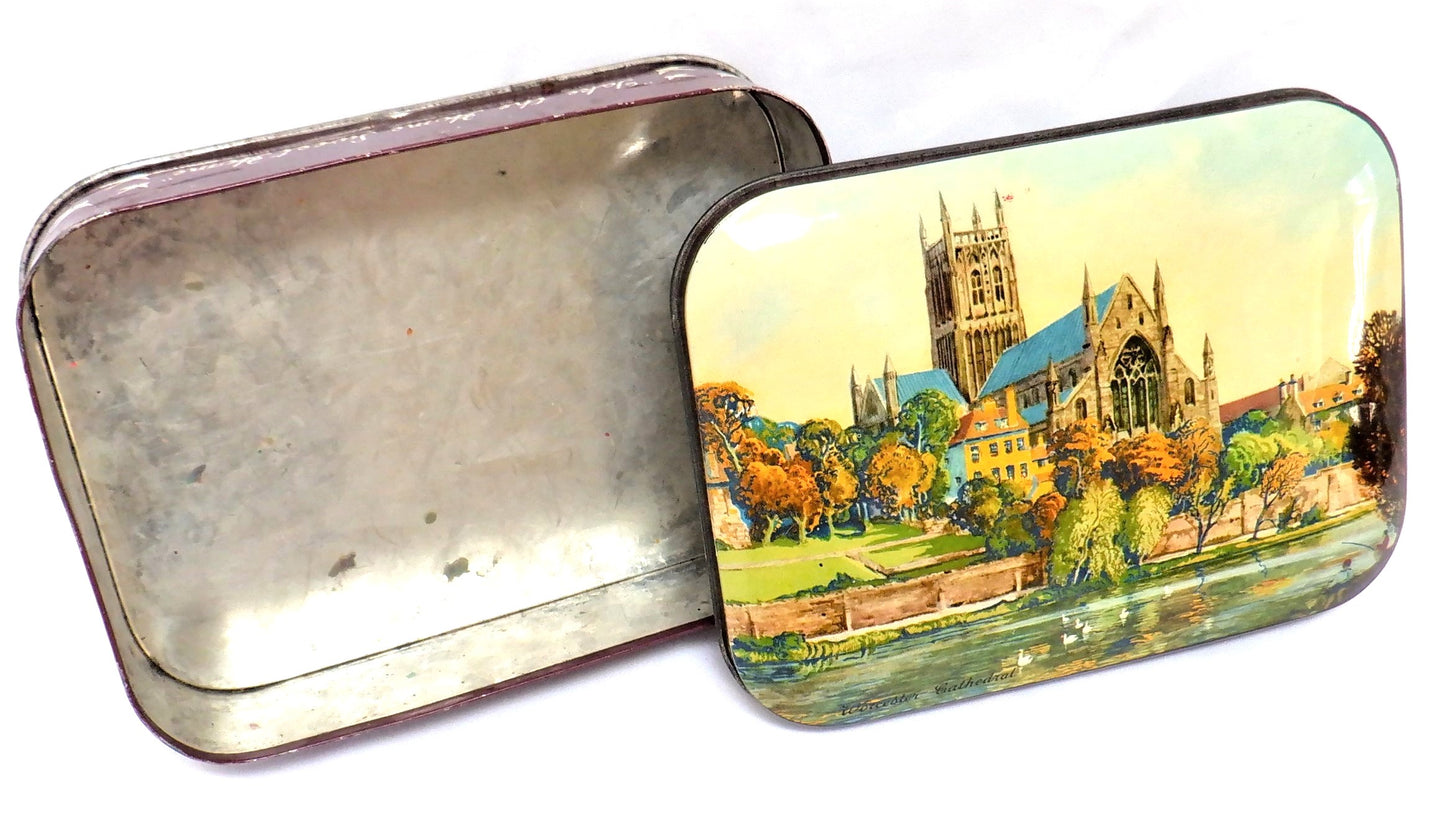 Antique Tin by BLUE BIRD TOFFEE: "Worcester Cathedral"