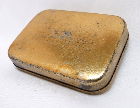 Antique Tin Container: 'The Dwarf Series', SELF PIERCER PAPER FASTENERS, with original contents!