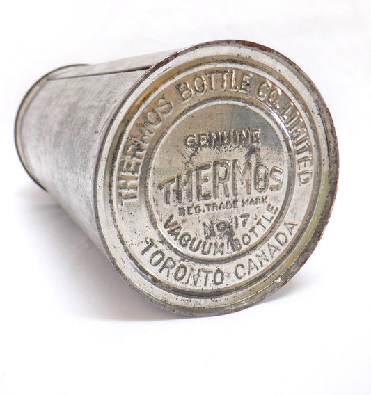 ANTIQUE THERMOS Genuine Vacuum Bottle #17, Made In CANADA!