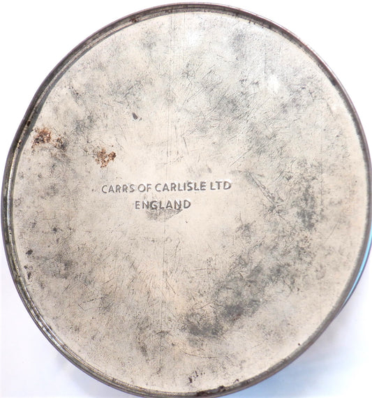 Famous Vintage Tin Cookie Container by CARR OF CARLISLE Limited of England: 'ENGLISH ROSES'