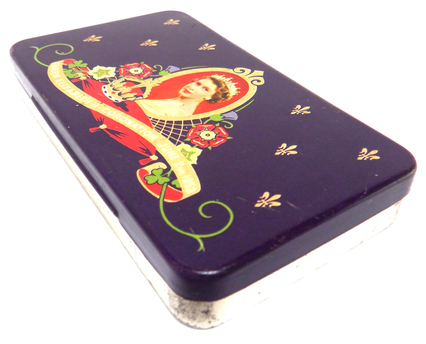 Queen Elizabeth II CORONATION SOUVENIR TIN from June 2nd 1953, by the Famous CADBURY BROTHERS
