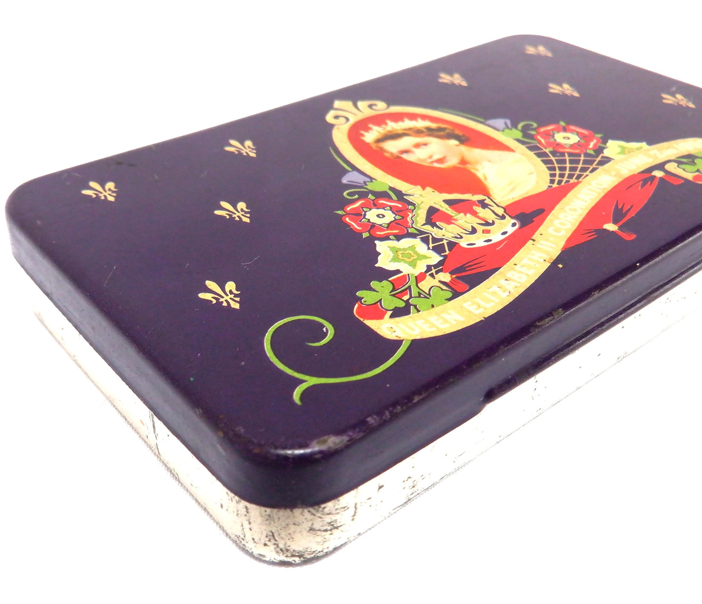 Queen Elizabeth II CORONATION SOUVENIR TIN from June 2nd 1953, by the Famous CADBURY BROTHERS