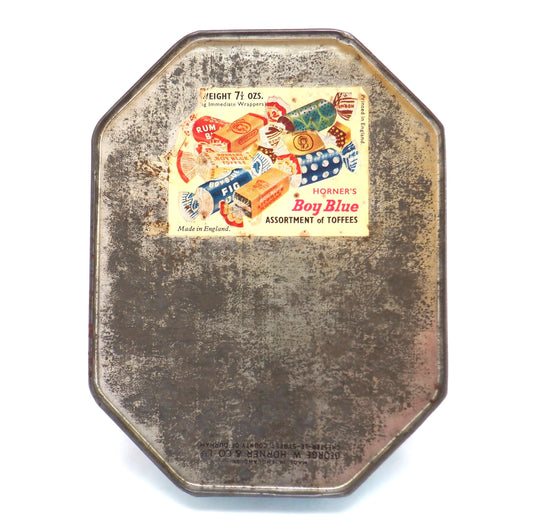 HORNER'S BOY BLUE 1953 Queens Coronation Souvenir Tin