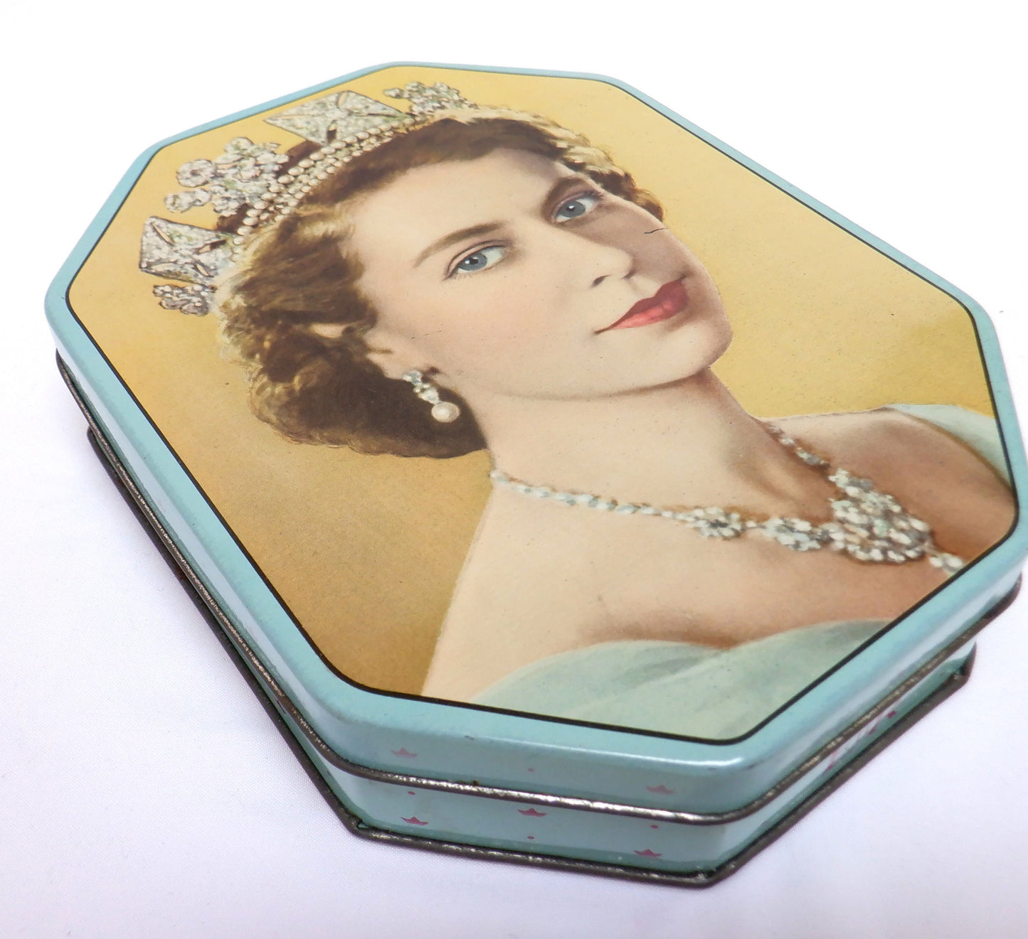 HORNER'S BOY BLUE 1953 Queens Coronation Souvenir Tin