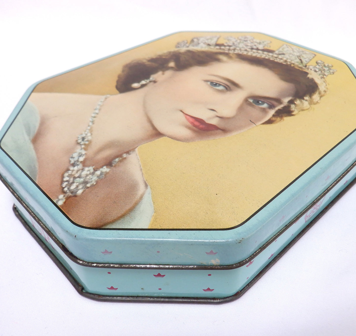HORNER'S BOY BLUE 1953 Queens Coronation Souvenir Tin
