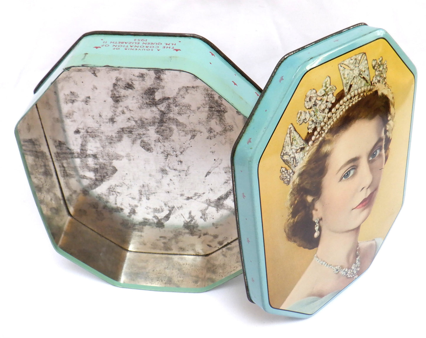 HORNER'S BOY BLUE 1953 Queens Coronation Souvenir Tin