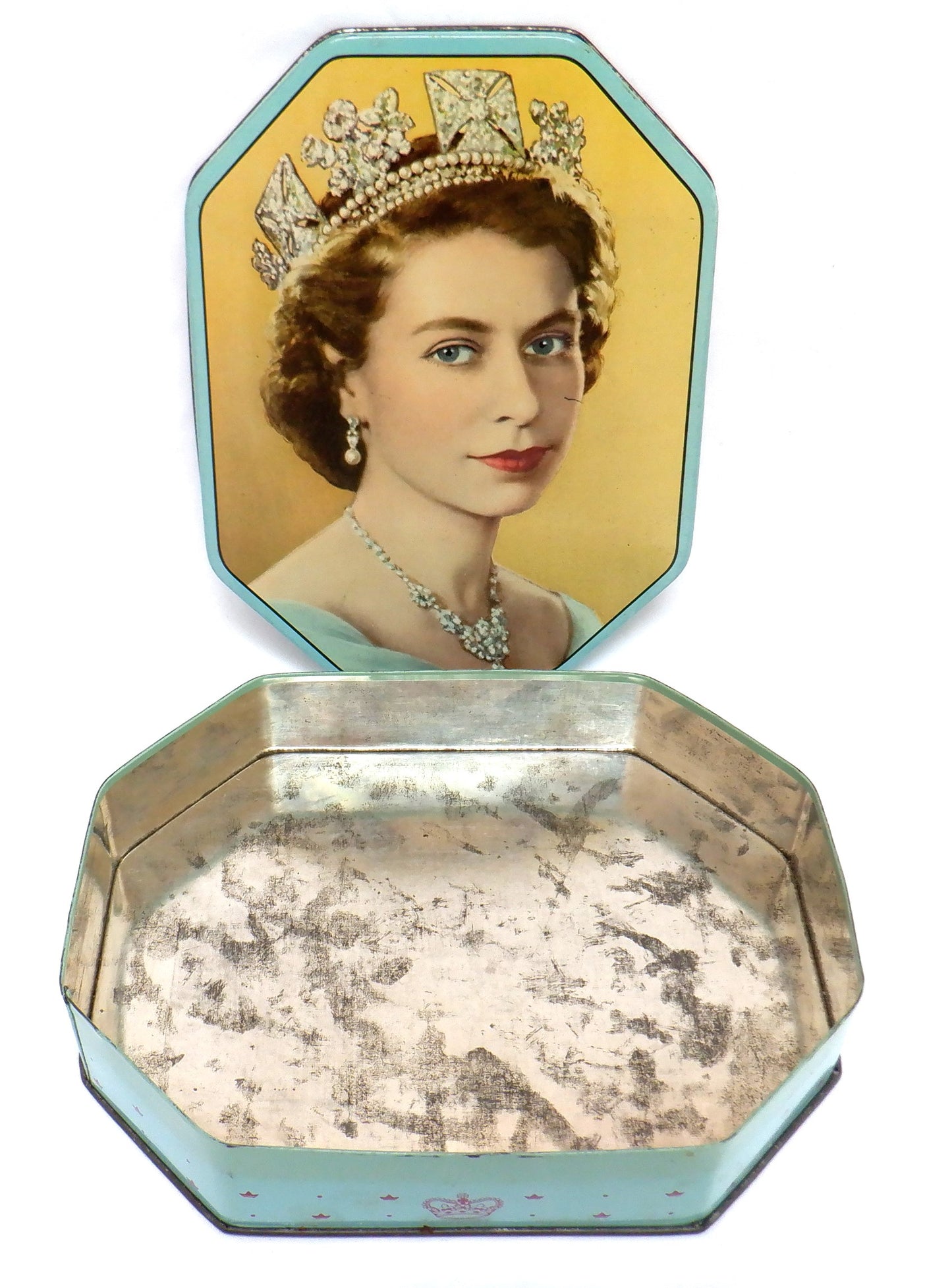 HORNER'S BOY BLUE 1953 Queens Coronation Souvenir Tin