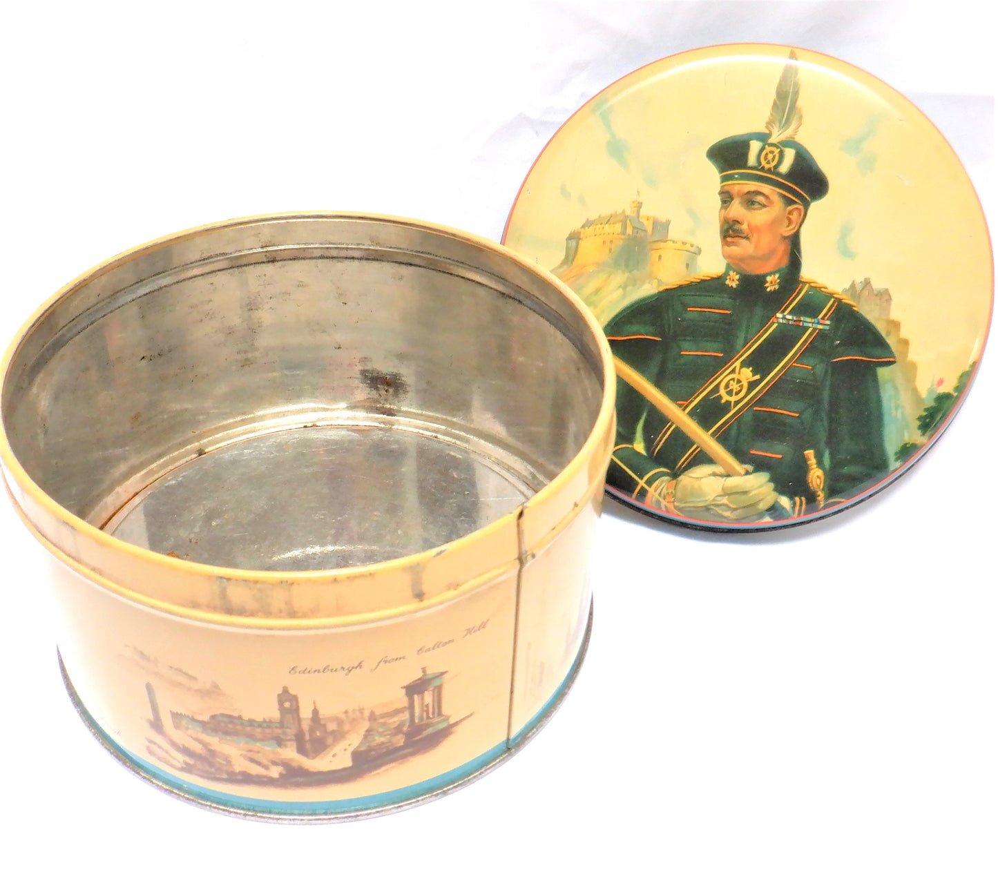 Vintage Scottish Tin by Gray Dunn of Edinburgh: 'THE QUEEN'S SCOTTISH ARCHERS'