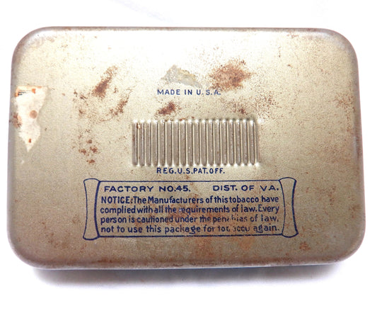 Vintage Tin by Larus & Bros. Ltd of Richmond, Virginia: 'EDGEWORTH PIPE TOBACCO'