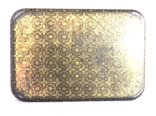 Antique Discreet Travel & Storage Tin Container from England: 'THE LADY'S OWN TOILET PIN BOX'