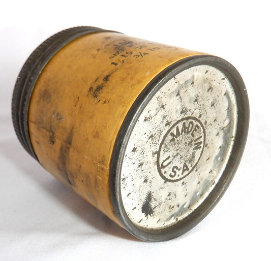 COTTER PINS ANTIQUE TIN & TUBE CONTAINER, by The America Steel Company of Elwood City, PITTSBURGH, PA.
