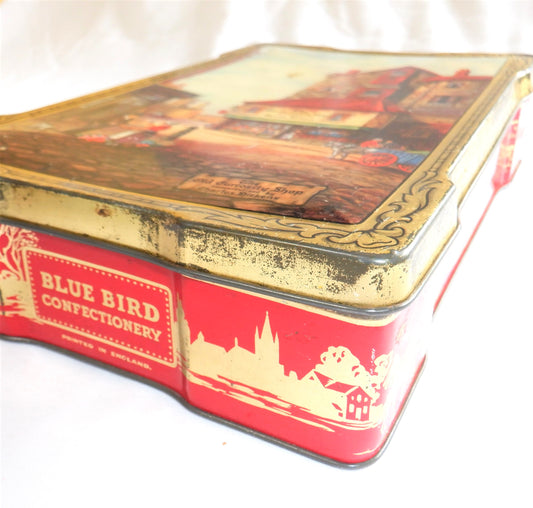 Antique Tin from HARRY VINCENT LIMITED, BLUE BIRD TOFFEE of Hunnington: THE OLD CURIOSITY SHOP #2