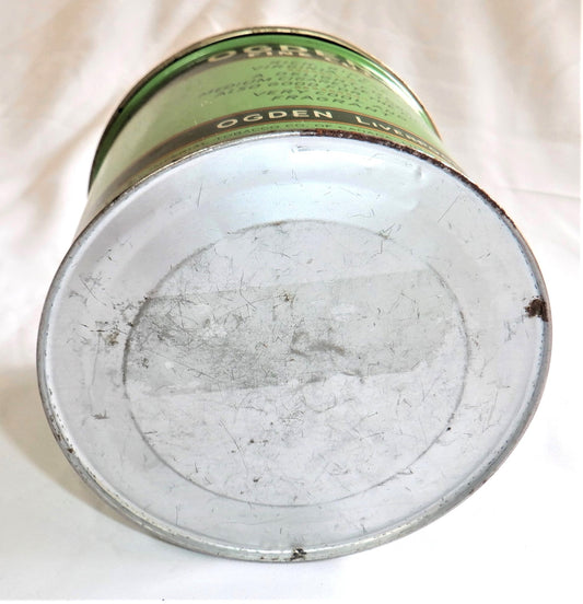 Original Vintage VIRGINIA FINE CUT OGDEN'S TIN TOBACCO CANISTER, from MONTREAL, CANADA