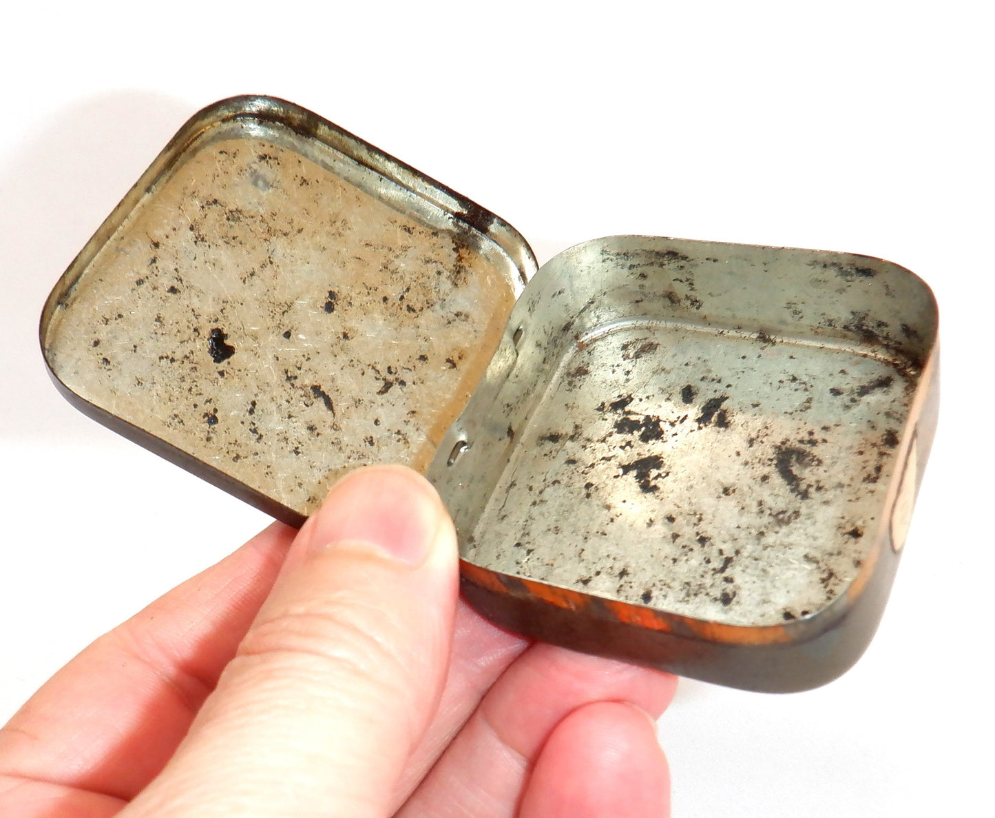 Vintage LAKEROL THROAT PASTILLES Tin Container from Sweden