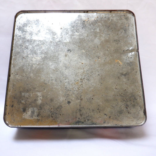 A Vintage Large Red Souvenir Tin Can Container: 'CANADIAN CENTENNIAL 1967'