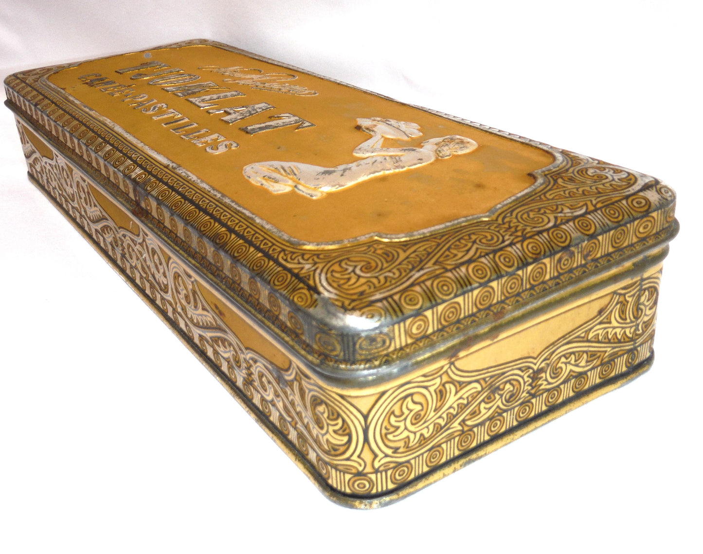 TJOKLAT CAMEE-PASTILLES, An Antique Chocolate Tin Container from Amsterdam