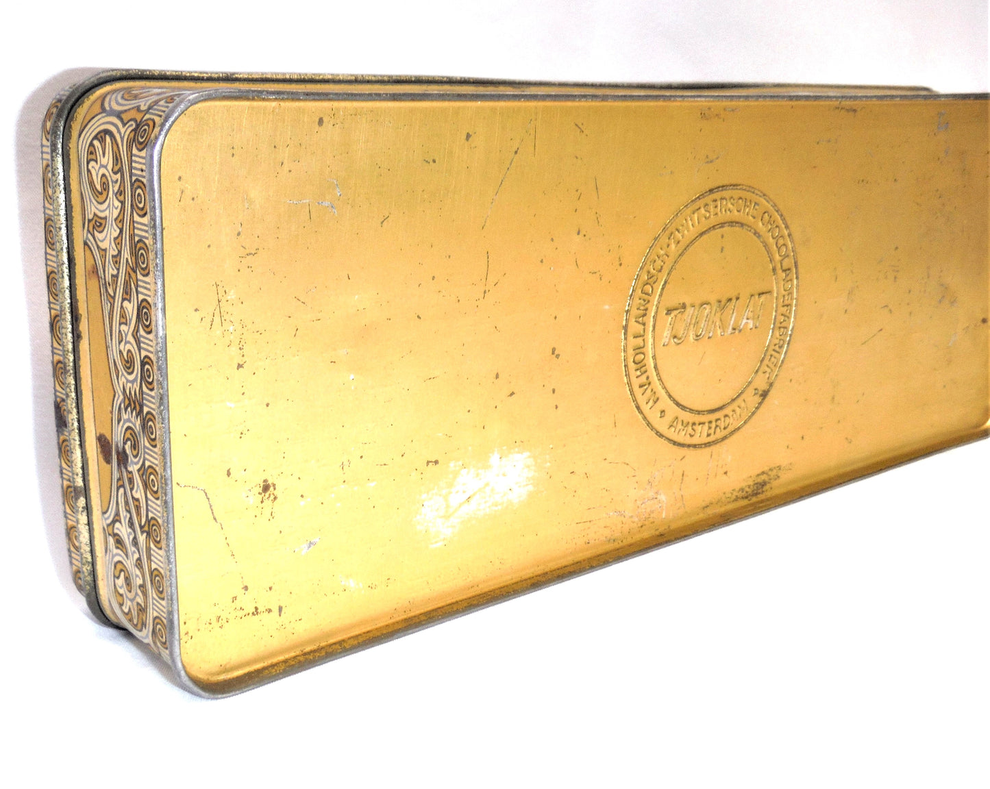 TJOKLAT CAMEE-PASTILLES, An Antique Chocolate Tin Container from Amsterdam