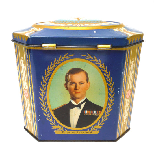 GRAY DUNN & CO. LTD. - QUEEN ELIZABETH II CORONATION SOUVENIR TIN JUNE 1953 (#2)