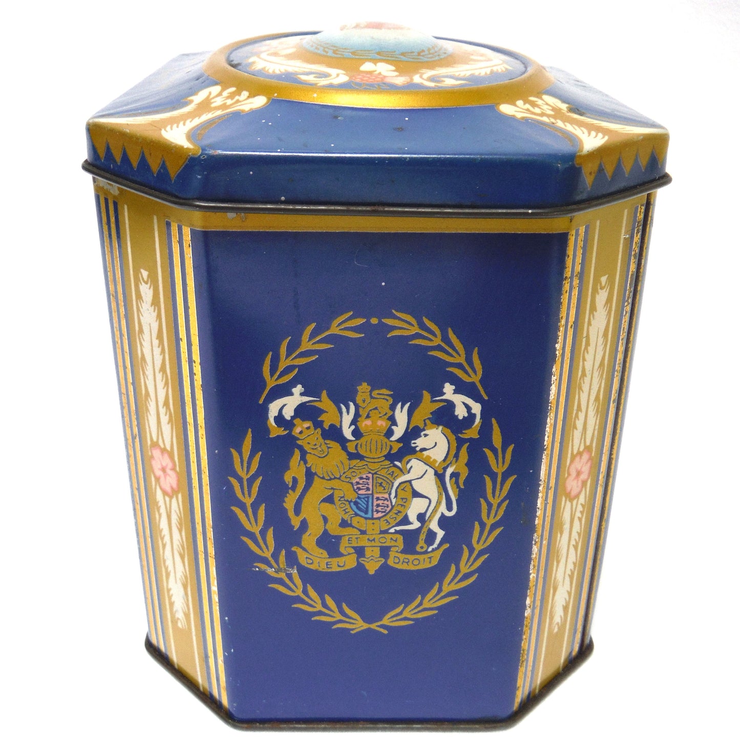 GRAY DUNN & CO. LTD. - QUEEN ELIZABETH II CORONATION SOUVENIR TIN JUNE 1953 (#2)