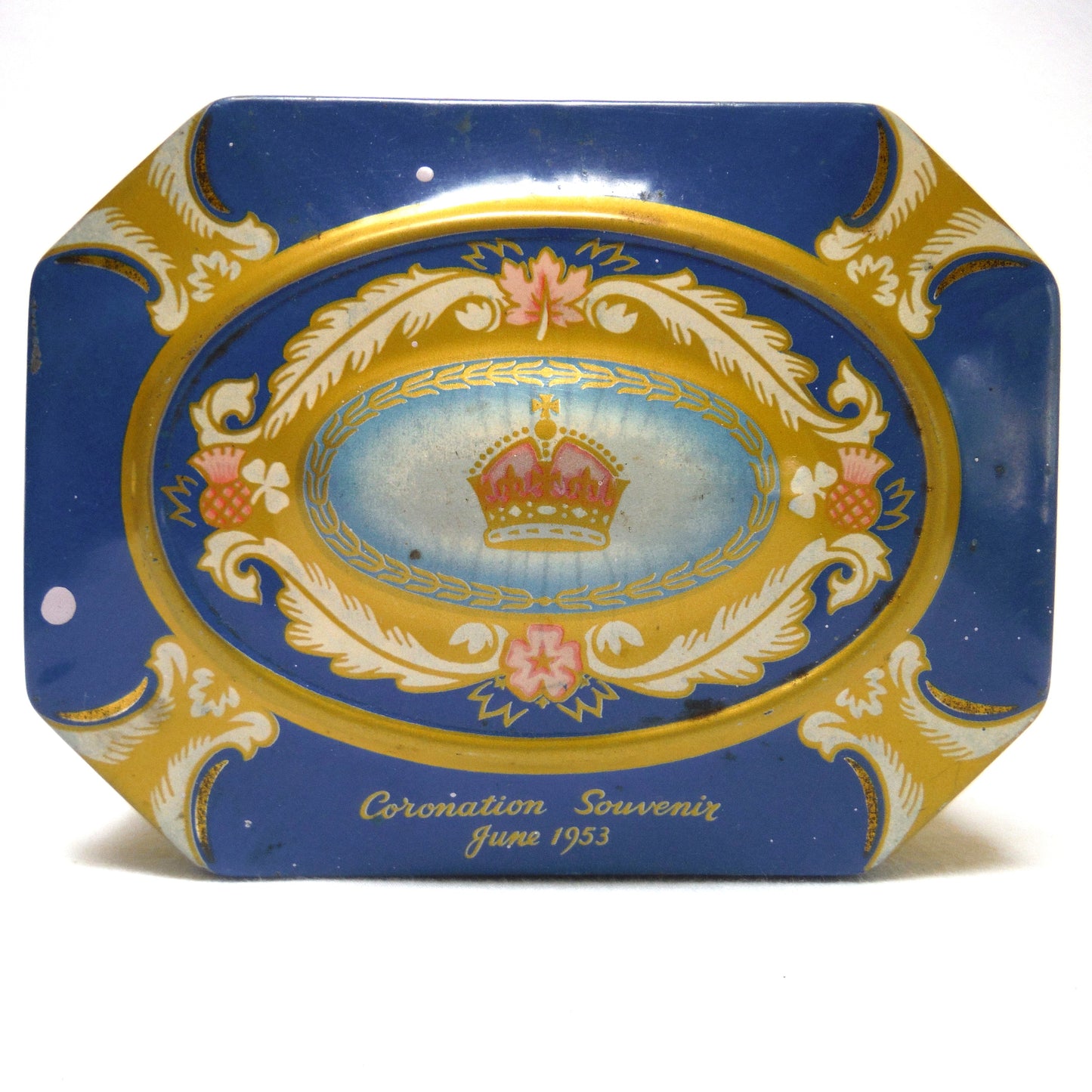 GRAY DUNN & CO. LTD. - QUEEN ELIZABETH II CORONATION SOUVENIR TIN JUNE 1953 (#2)