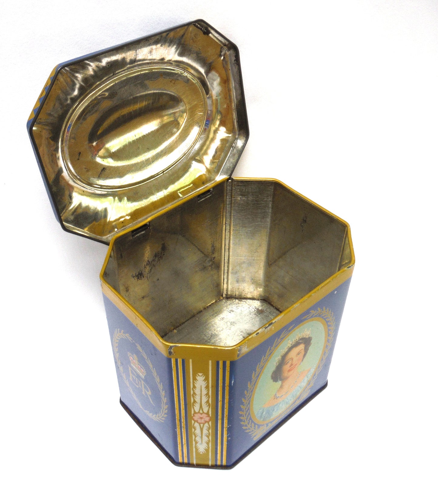 GRAY DUNN & CO. LTD. - QUEEN ELIZABETH II CORONATION SOUVENIR TIN JUNE 1953 (#2)
