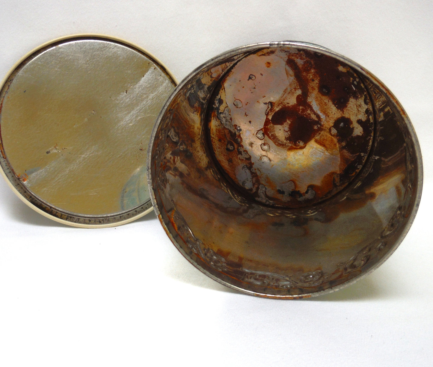 Vintage Tea Caddy from Western Germany: 'SAILING SHIPS and DUTCH DELFTS-LIKE WINDMILLS'