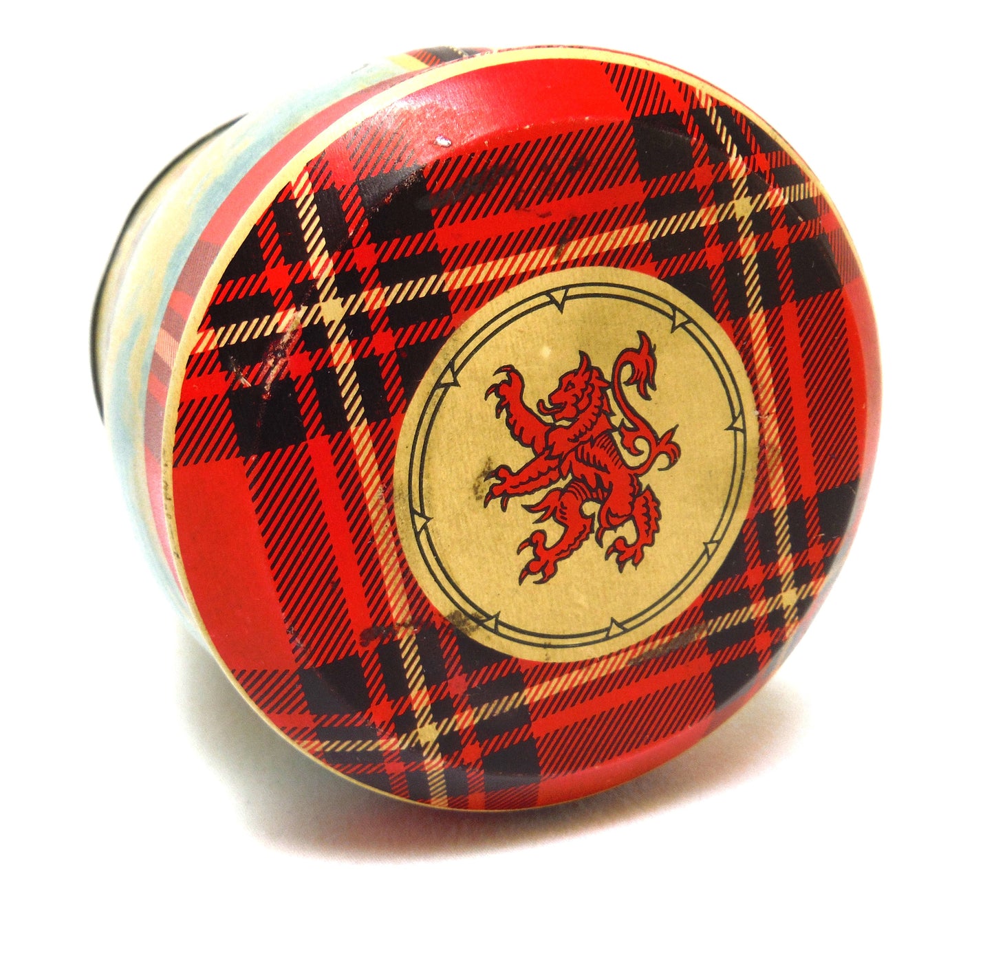 Vintage Tin Container, by Thorne's Premier Toffee Company of Leeds, England: 'KILCHURN CASTLE and CULZEAN CASTLE'