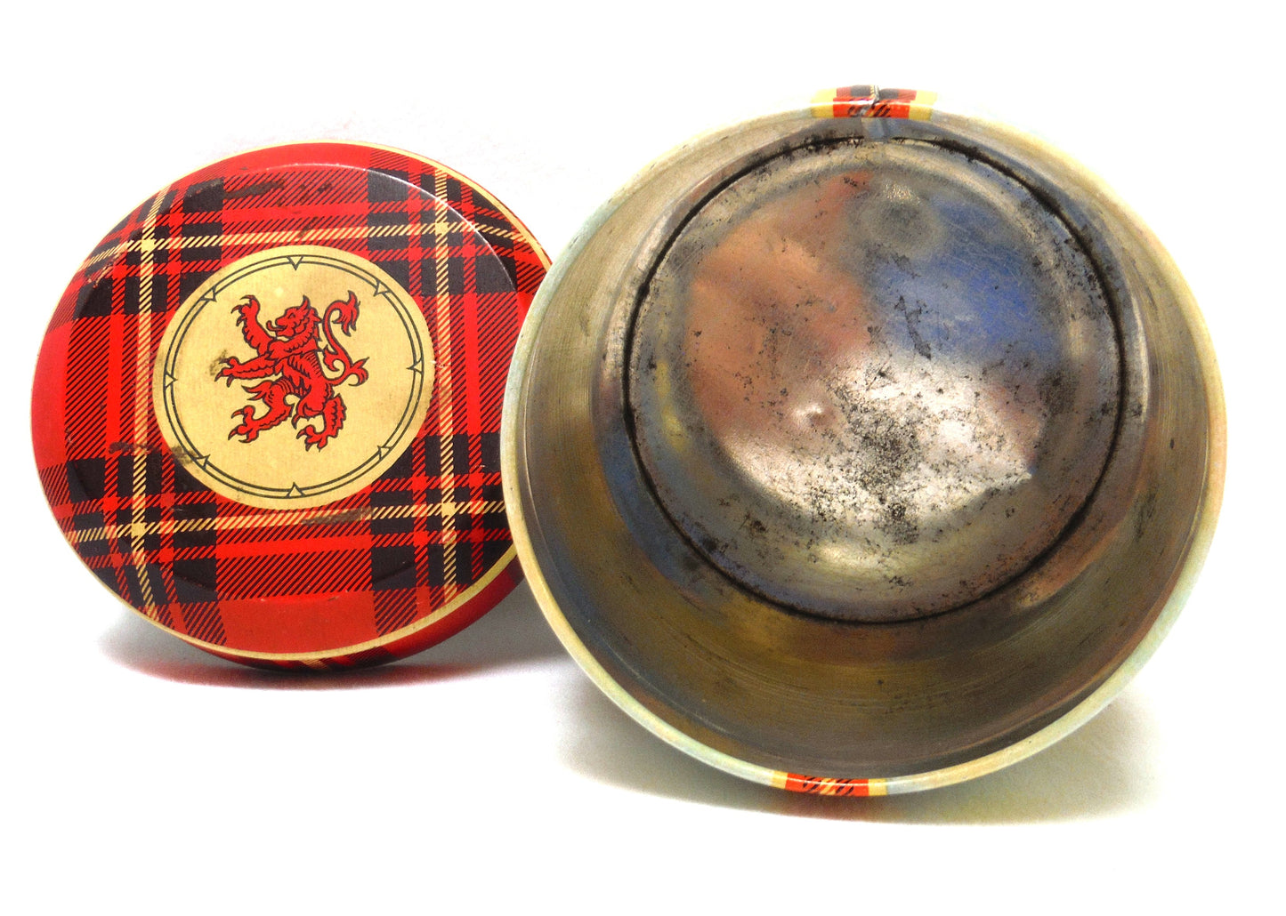Vintage Tin Container, by Thorne's Premier Toffee Company of Leeds, England: 'KILCHURN CASTLE and CULZEAN CASTLE'