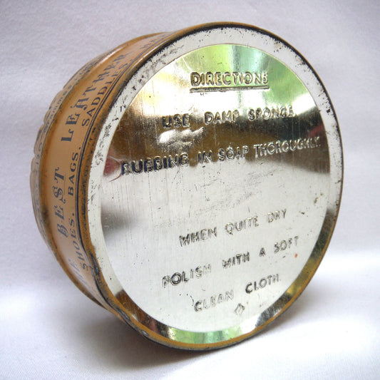 Vintage Tin Container: PROPERT'S Specially Prepared Leather and Saddle Soap
