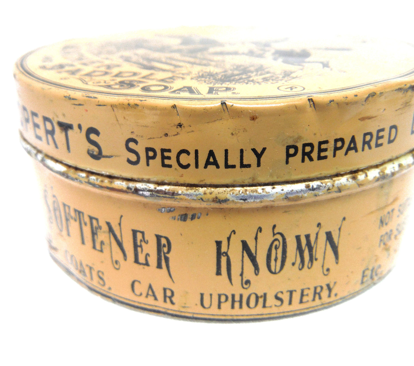 Vintage Tin Container: PROPERT'S Specially Prepared Leather and Saddle Soap