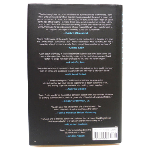 HITMAN, Forty Years Making Music, Topping Charts and Winning Grammys. The Memoir of Legendary Music Producer DAVID FOSTER, with Pablo F. Fenjves (SIGNED 1st Ed.)