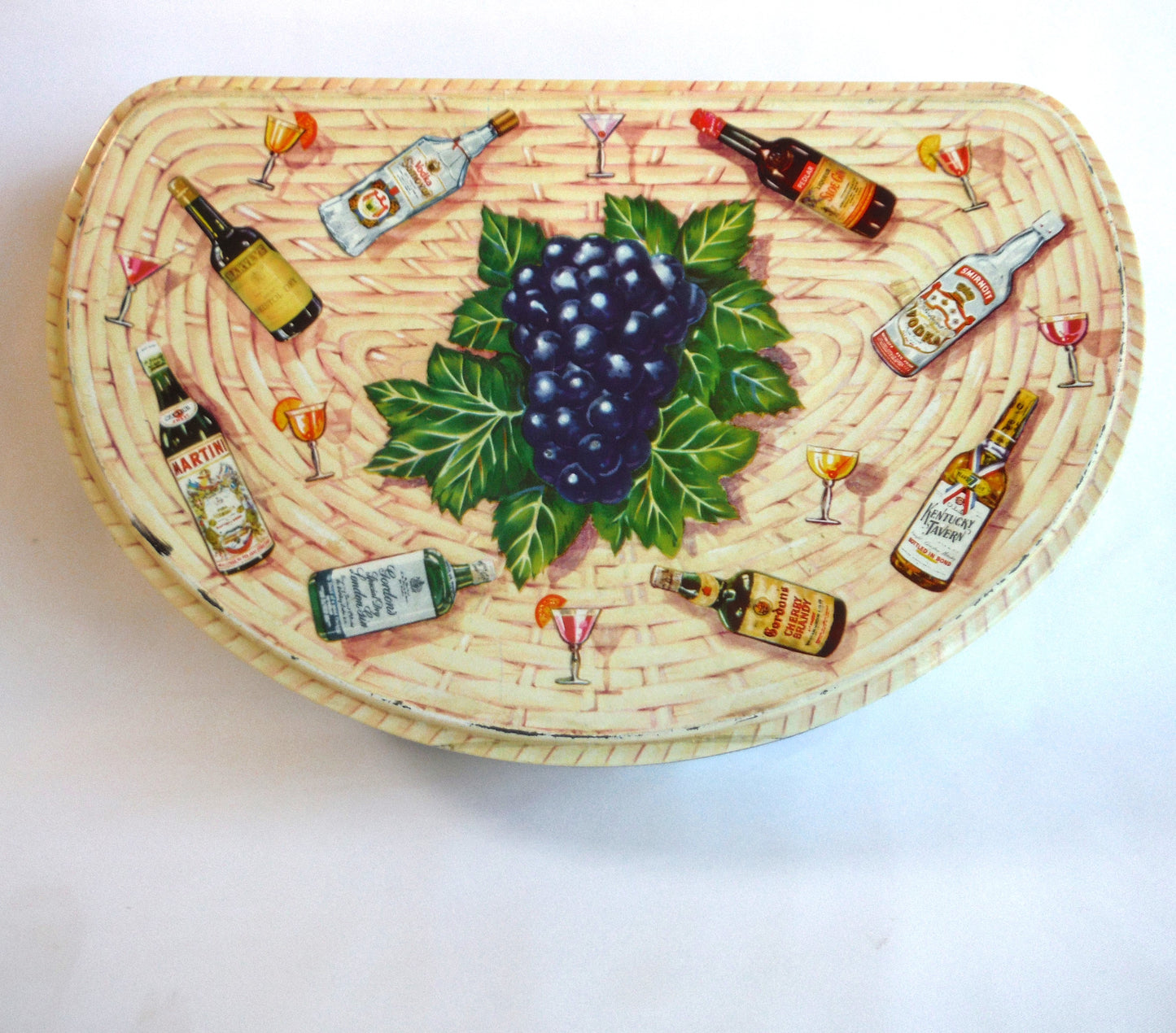 Huntley & Palmers of Post WWII London Vintage Tin Container: THE COCKTAIL BASKET, #2