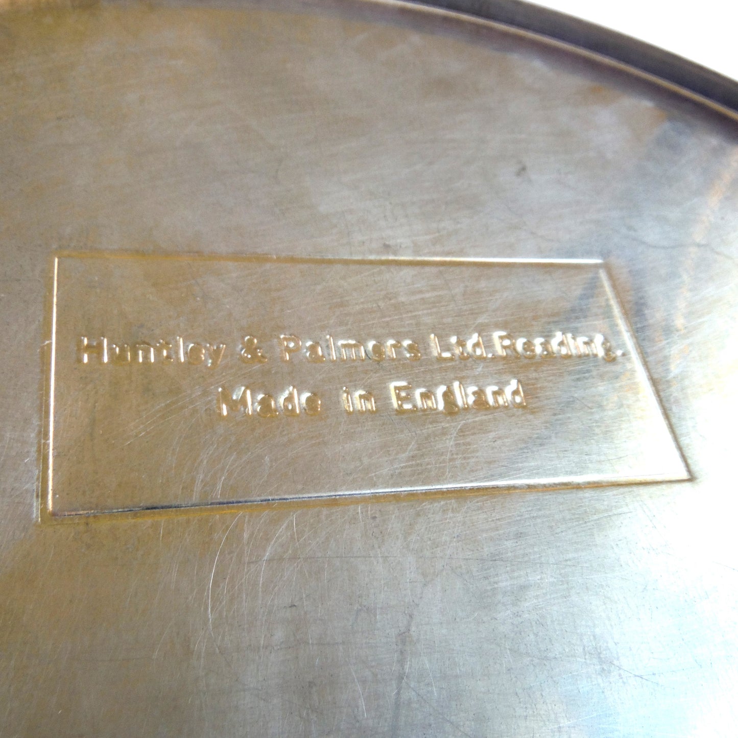 Huntley & Palmers of Post WWII London Vintage Tin Container: THE COCKTAIL BASKET, #1