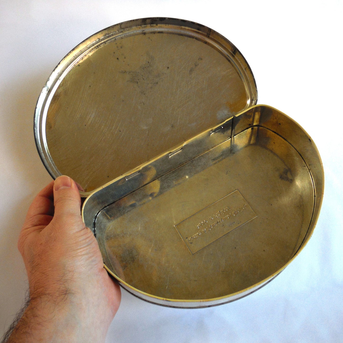 Huntley & Palmers of Post WWII London Vintage Tin Container: THE COCKTAIL BASKET, #1