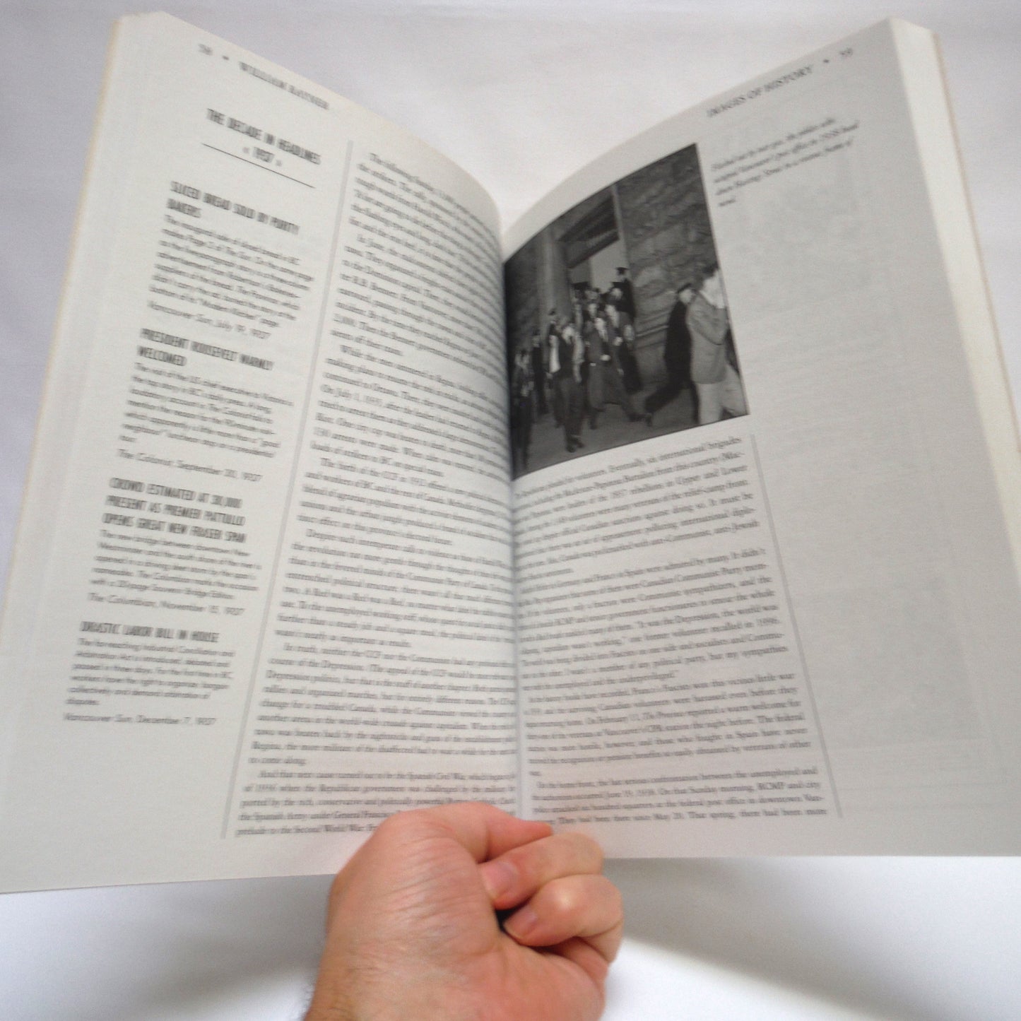 IMAGES OF HISTORY; Twentieth Century British Columbia Through the Front Pages, by William Rayner (1997 1st Ed.)