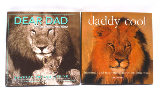 BEST EVER FATHER'S DAY BOOK PACKAGE! A Specially Priced 2-Pack Bundle of DEAR DAD by Bradley Trevor Greive, and DADDY COOL by Tom Burns