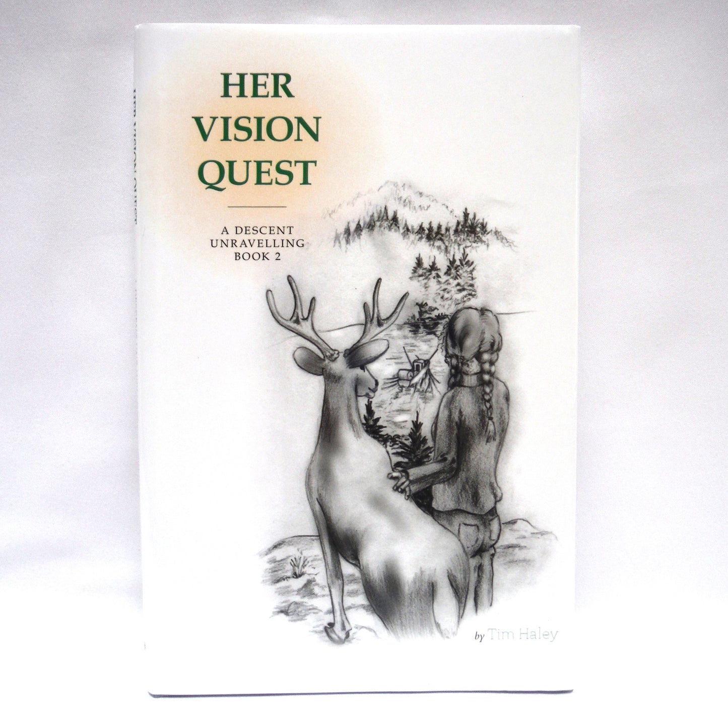 HER VISION QUEST, Young Reader Novels by Tim Haley: ULTRA RARE Three-Book-Author-Signed Package, including A MEMORY CALLING, A DESCENT UNRAVELLING and AN ASCENT ASPIRING (ALL 1st Ed. SIGNED)